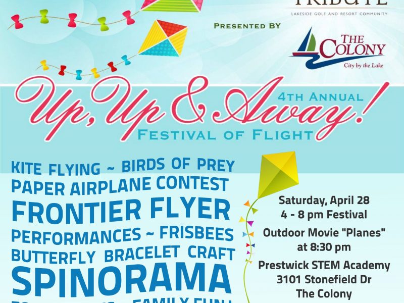 Up, Up & Away! Festival of Flight to take place Saturday, April 28