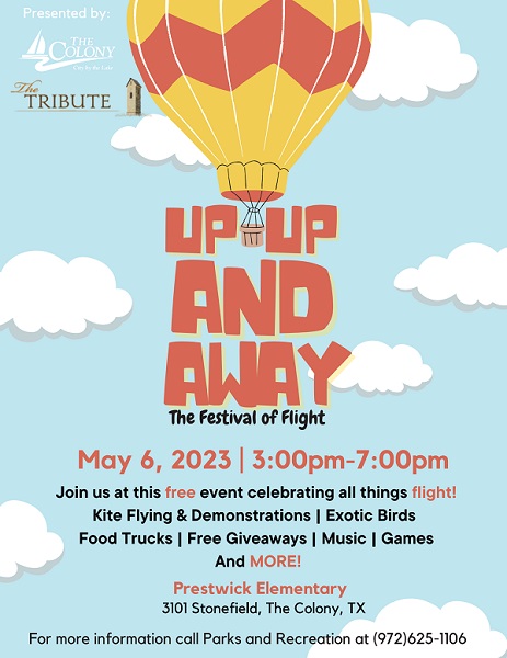 Up, Up & Away! Festival of Flight Returns on May 6th